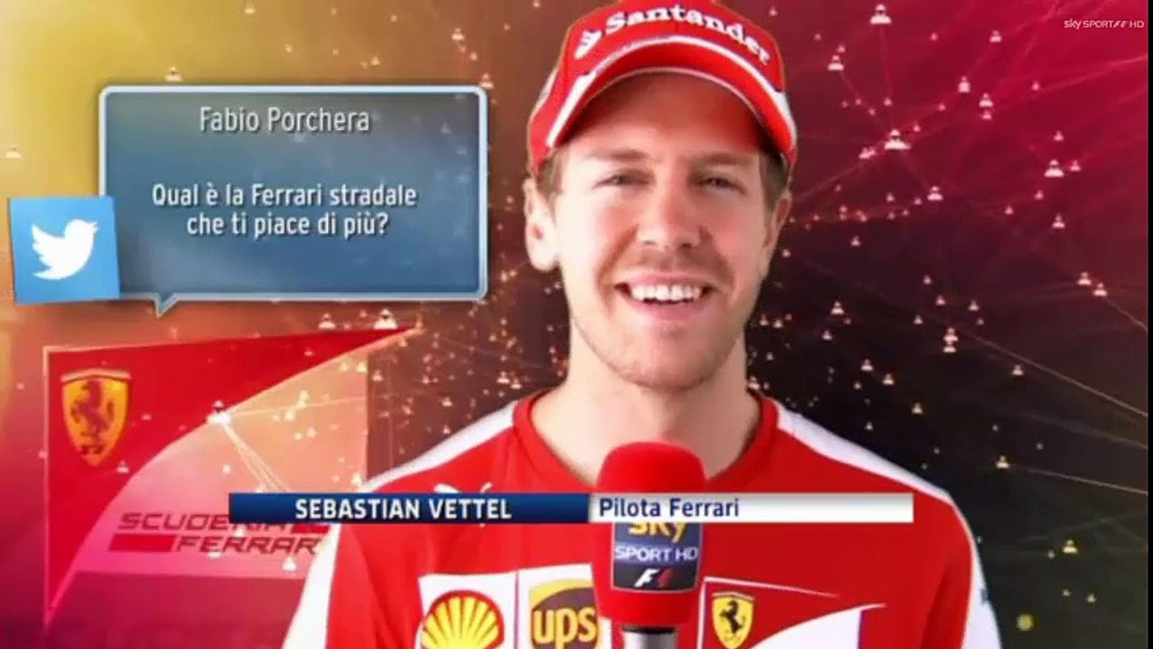 Social Vettel, così ha risposto alle domande su Twitter