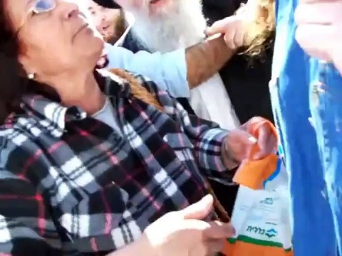 How Christians are treated by zionist jews in israel, abused and insulted.