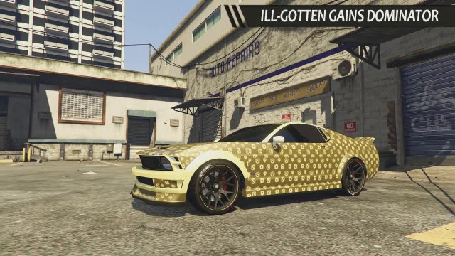 GTA 5 ILL-GOTTEN GAINS DOMINATOR PAINTJOB ! - GTA 5 PC MOD