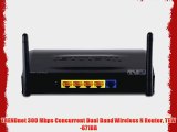 TRENDnet 300 Mbps Concurrent Dual Band Wireless N Router TEW-671BR