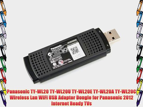 Panasonic TY-WL20 TY-WL20U TY-WL20E TY-WL20A TY-WL20C Wireless Lan WiFi USB Adaptor Dongle