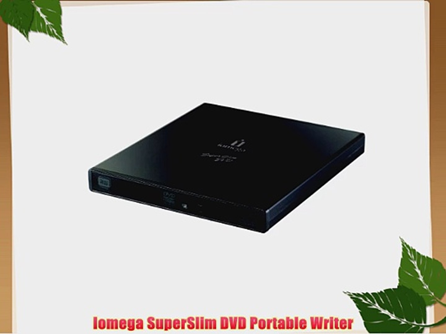 Iomega SuperSlim DVD Portable Writer - video Dailymotion
