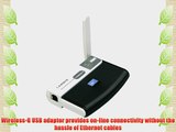 Cisco-Linksys WUSB54GR Wireless-G USB Network Adapter with RangeBooster