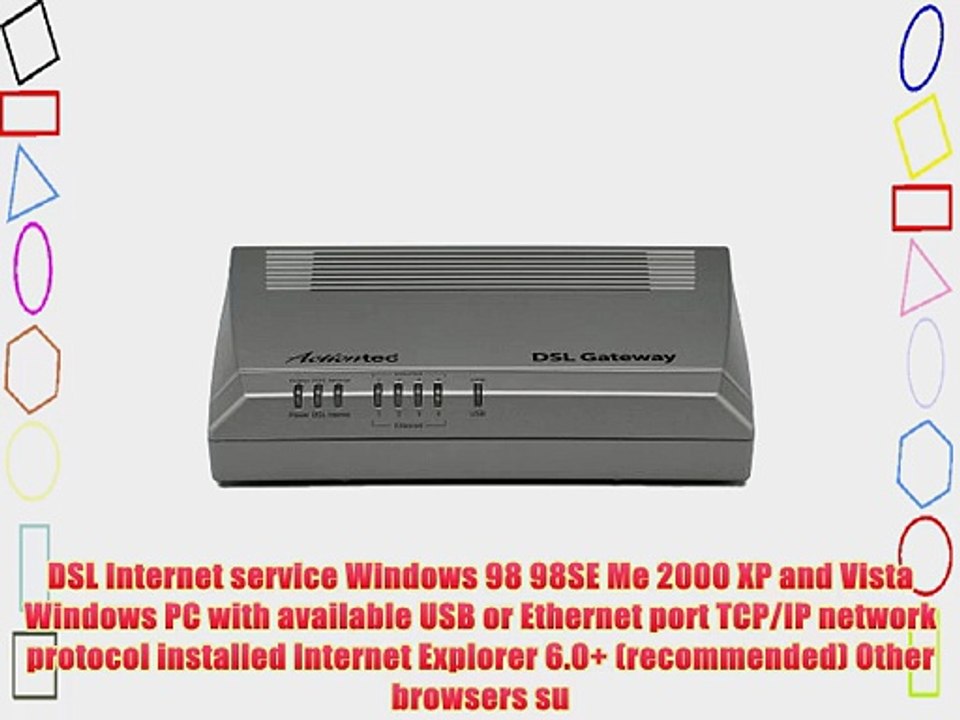 Actiontec GT704 DSL Gateway (4-port)