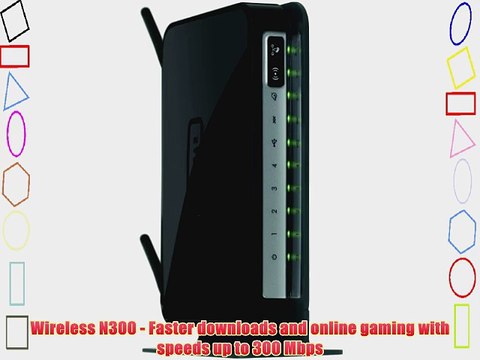 Netgear N300 Wireless ADSL2 Modem Router (DGN2200)