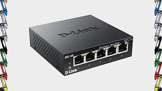 D-Link 5 Port Gigabit Unmanaged Metal Desktop Switch (DGS-105)