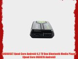 ANDROSET Quad Core Android 4.2 TV Box Bluetooth Media Player (Quad Core UG007B Android)