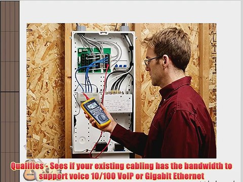 Fluke Networks CIQ-FTKSFP Network Cable Tester. Copper and Fiber Kit