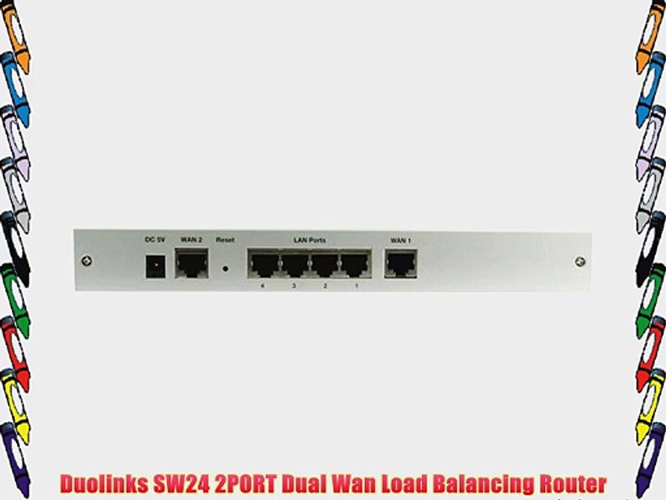 Duolinks SW24 2PORT Dual Wan Load Balancing Router