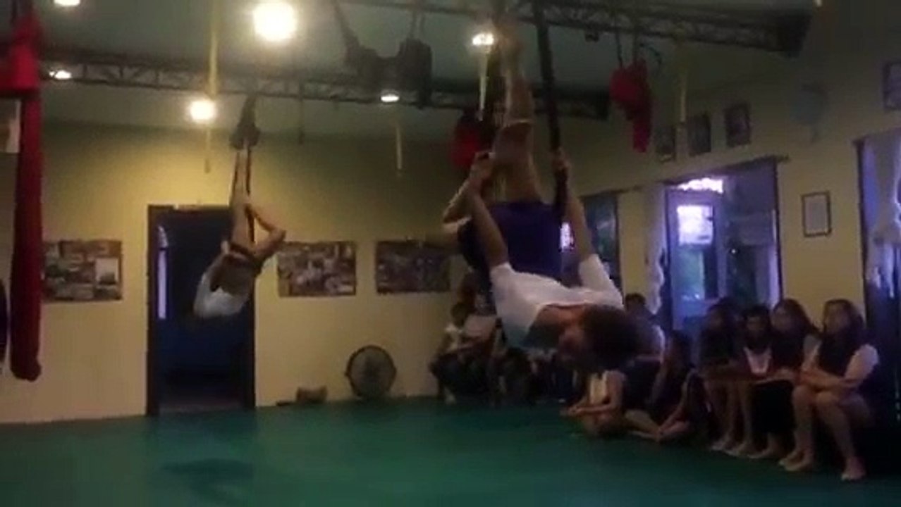 Aerial hammock dance