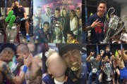 Los culés celebran la Champions en las redes sociales
