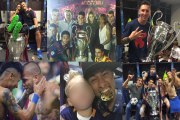 Los culés celebran la Champions en redes sociales