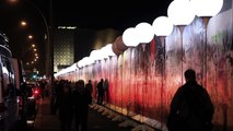 Lichtgrenze in Berlin - vom Boden und aus der Luft
