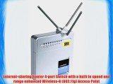 Cisco-Linksys WRT54GX Wireless-G Broadband Router with SRX
