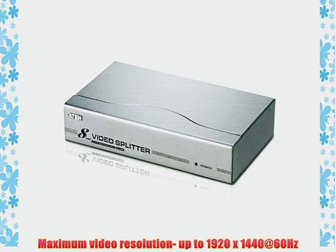 ATEN 8-Port 350 MHz VGA Video Splitter VS98A (Silver)