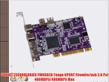 SONNET TECHNOLOGIES FWUSB2A Tango 6PORT Firewire/usb 2.0 Pci 400MBPS/480MBPS Mac