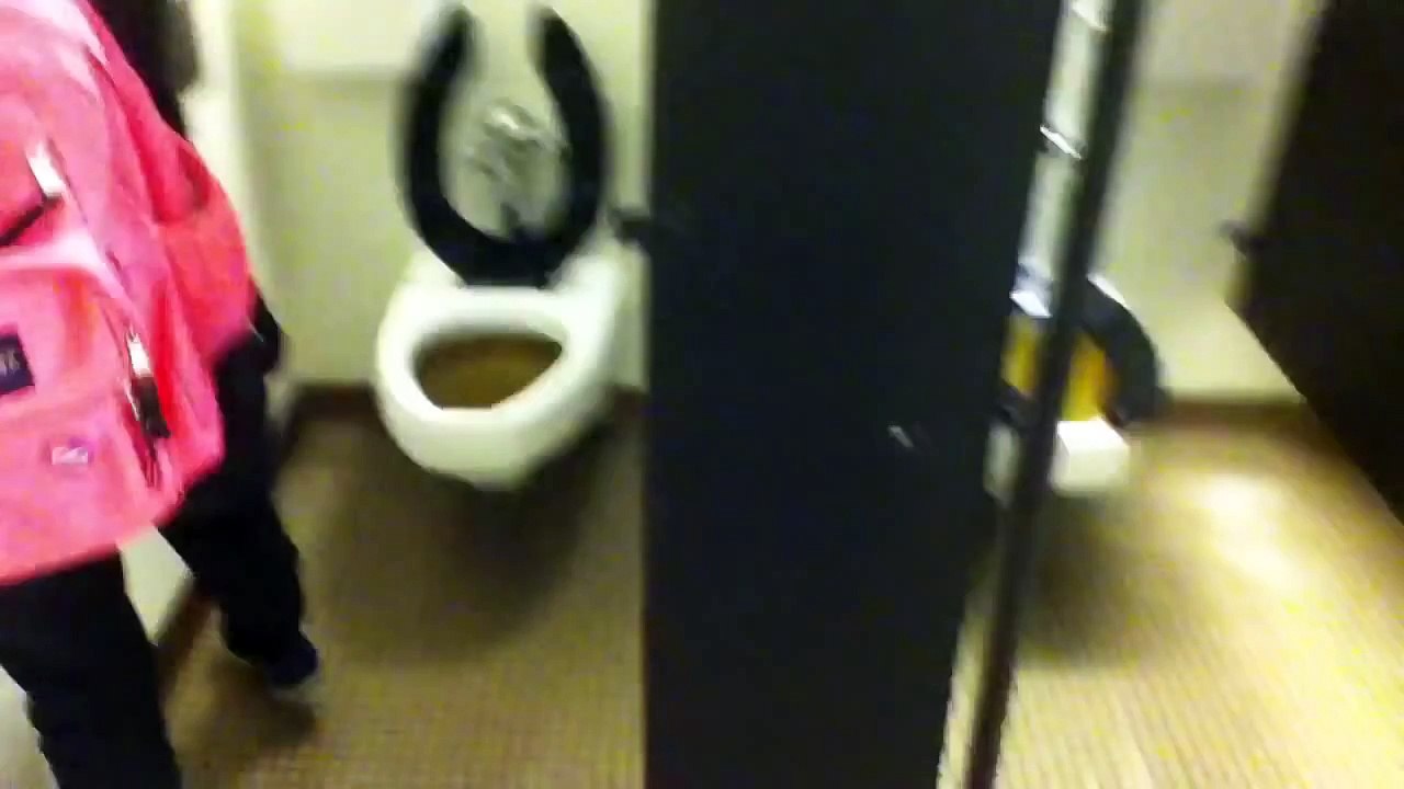 Clogging school toilets