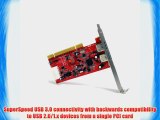 StarTech.com 2 Port PCI SuperSpeed USB 3.0 Card Adapter PCIUSB3S2