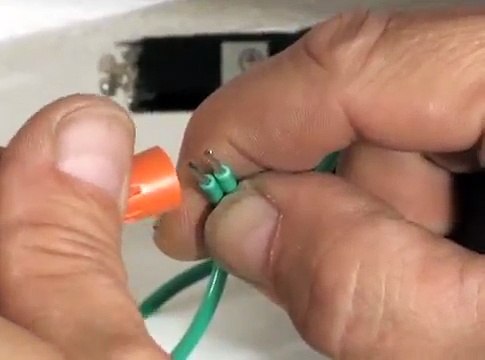 How to Install a Ceiling Fan : Connecting Ground Wires for Ceiling Fan Installation