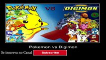 DIGIMON VS POKEMON All Evolution /Warp Shinka -Charizard/Holy Angemon/Blastoise/Metal Garurumon