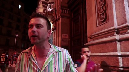 Barcelona fans celebrate Champions League victory