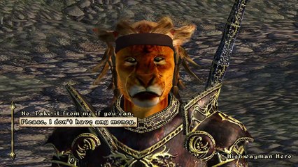 Oblivion CUO starting Character Meets Badguy Hero