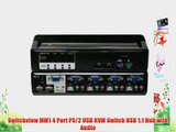 Switchview MM1 4 Port PS/2 USB KVM Switch USB 1.1 Hub with Audio