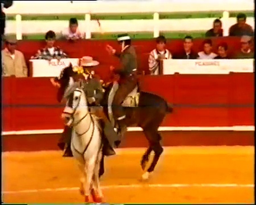 charpeta rejoneando