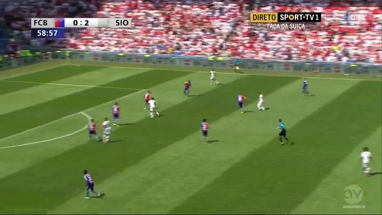 0-3 Carlitos Goal | FC Basel vs FC Sion | Swiss Cup Final 07.06.2015