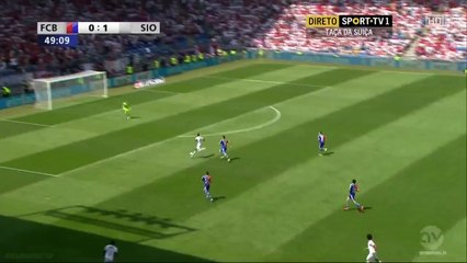 0-2 Fernandes Edimilson Goal | FC Basel vs FC Sion | Swiss Cup Final 07.06.2015