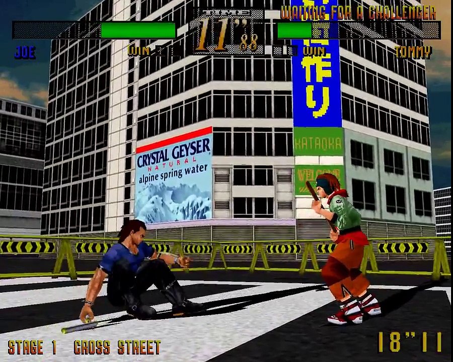 LAST BRONX - SEGA Model 2 (HD Advanced Gameplay)