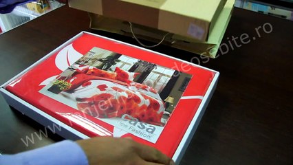 Maci rosii - lenjerii de pat