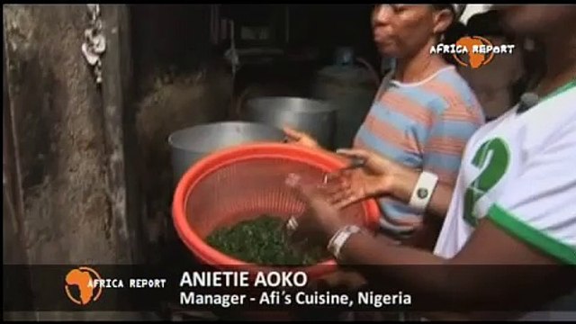 africareport.com video - Afi's Cuisine, Lagos, Nigeria