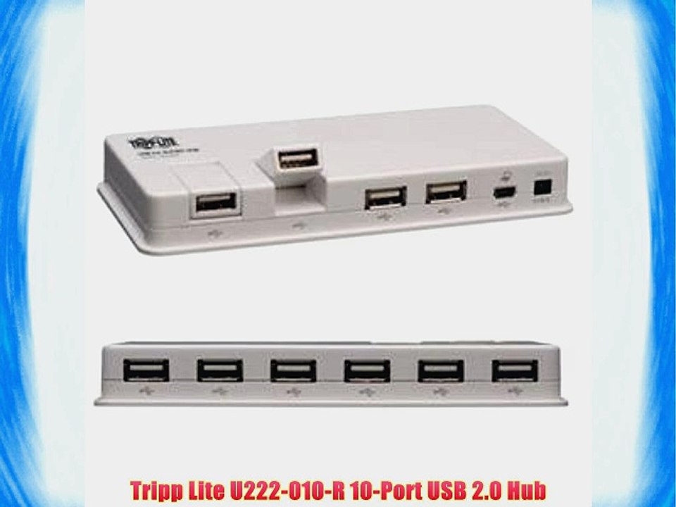 Tripp Lite U222-010-R 10-Port USB 2.0 Hub