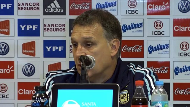 Copa América 2015 - Martino y Di María contentos con la victoria de Argentina