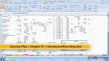 Excel macros: Using the recording method | lynda.com tutorial