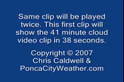 PONCA CITY - CLOUDS TIME LAPSE - STORMS BREWING