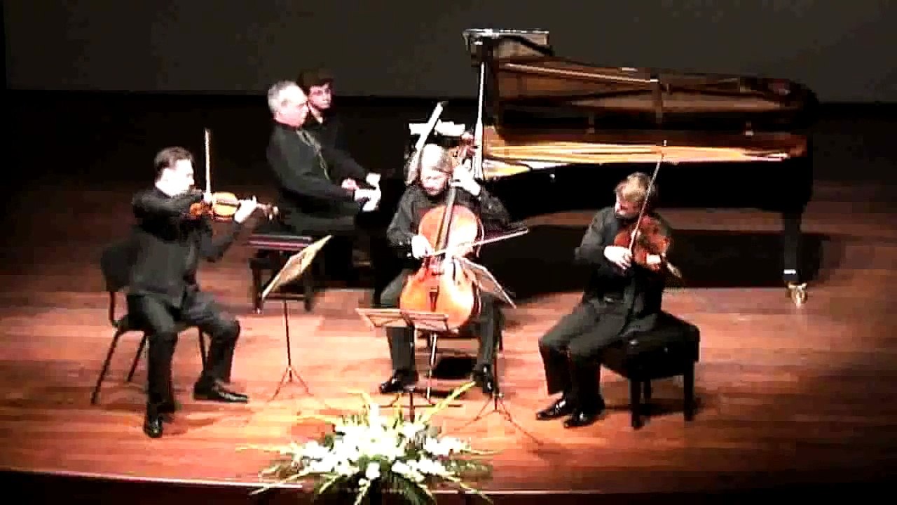 Mozart Piano Quartet in G minor K. 478 at Tel Aviv Museum, 1st mov.