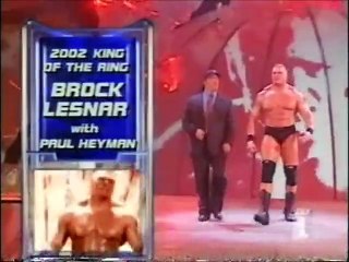 Rock, Heyman, Rock, Benoit, Eddie, Edge 8 22 02