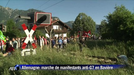 Allemagne: marche de manifestants anti-G7 en Bavière