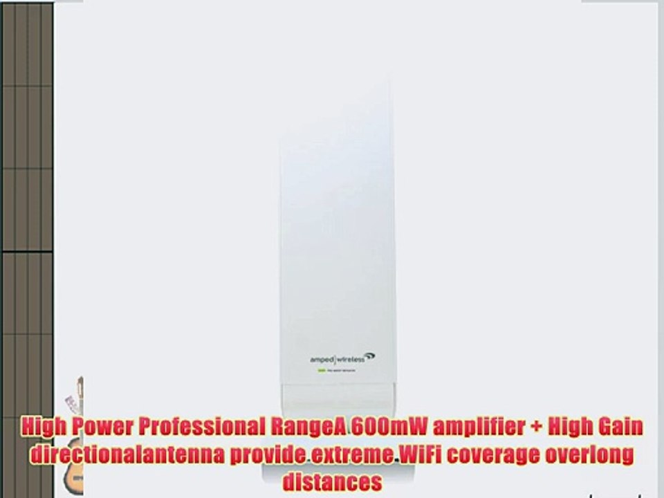Amped Wireless High Power Wireless-N Pro Smart Repeater and Range Extender (SR600EX)