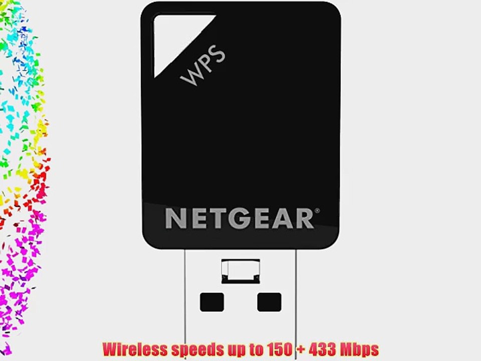 NETGEAR AC600 Dual Band Wi-Fi USB Mini Adapter (A6100)