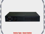 TRENDnet 8-Port Gigabit Web Smart PoE Switch (8x 10/100/1000Mbps) TPE-80WS (Black)