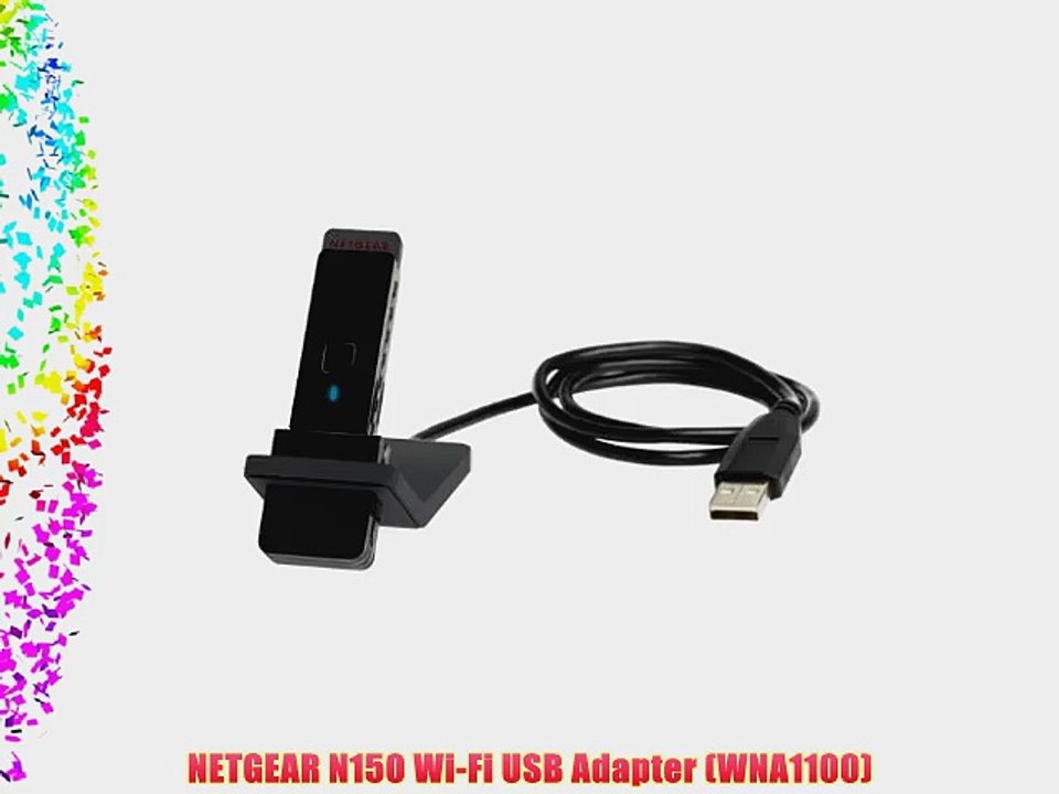NETGEAR N150 Wi-Fi USB Adapter (WNA1100) - video Dailymotion