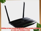 TP-LINK TL-WDR3500 Wireless N600 Dual Band Router 2.4GHz 300Mbps 5Ghz 300Mbps USB port IP QoS