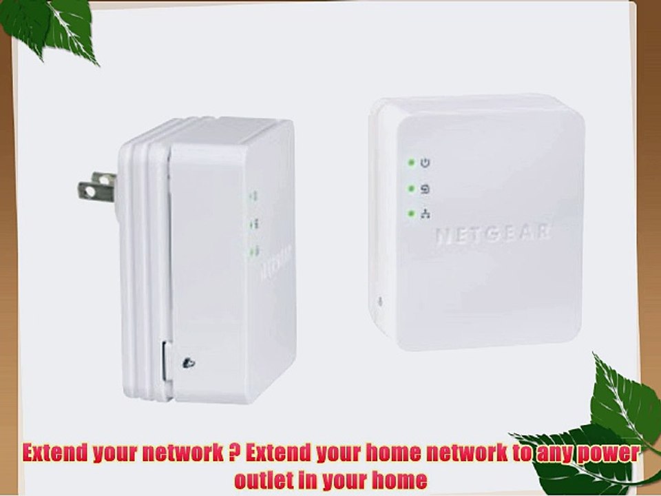 NETGEAR Powerline 200Mbps Nano Adapter - Starter Kit (XAVB2101)