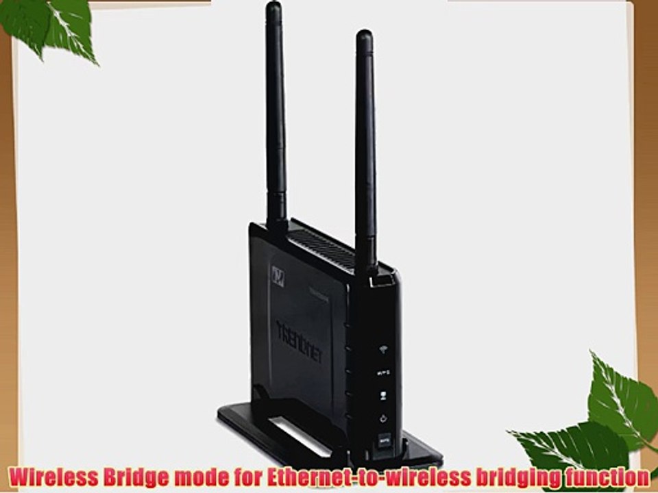 TRENDnet 300Mbps Wireless N Access Point TEW-638APB (Black)