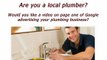 Plumbers Video Marketing, Get Your Plumbing Company on Page One of Google