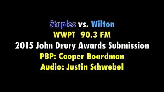 2015 Drury Award Submission: Staples vs. Wilton FCIAC Baseball Championship Game