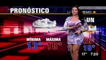 Sexiest Weather Girl Ever! Hot News Anchor Reporter in Mexico